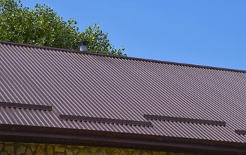 typical Tom An Fhuadain corrugated roof uses